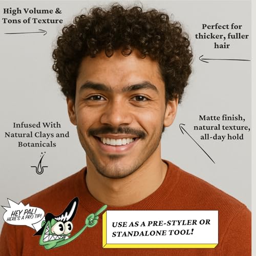 Men's Matte Cream Clay for Hair - Firm Hold, Volume, 8 oz