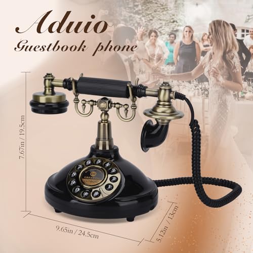 Wedding Phone Guest Book - Black Audio Guestbook for Weddings & Events (Variation of THIS listing)