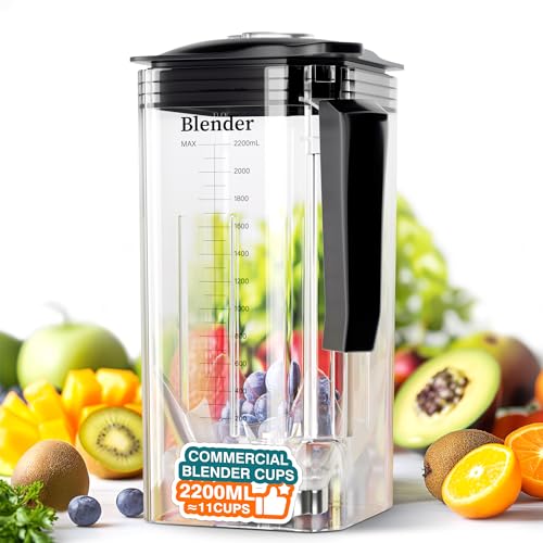 WantJoin 2200ml Blender Cup for K90 Commercial Blender - Strong & Quiet