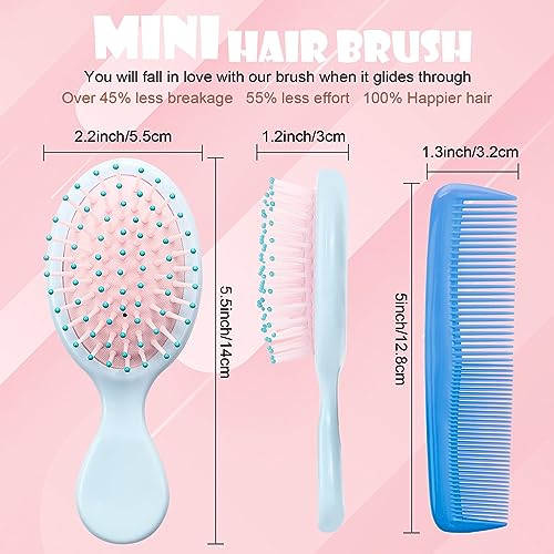 28 Pack Mini Hair Brush Travel Detangling Brush for Women ANSLCA