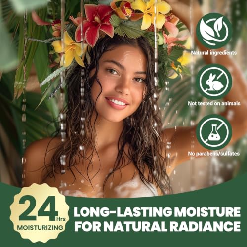 Spa Luxetique Tahiti Island Bath Gift Basket for Women - 8PCS Relaxation Set