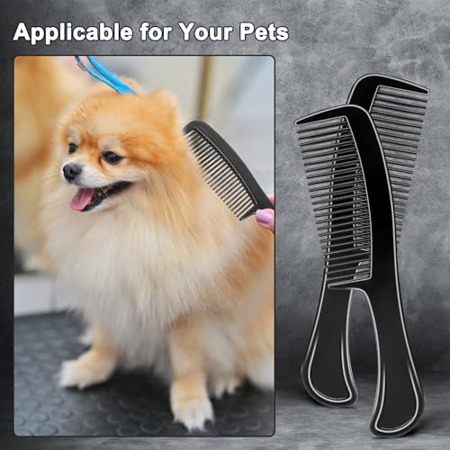 HOFASON 100 Pcs Bulk Hair Combs Individually Wrapped for Women, Kids, Men Beard, Professional Wide Tooth Comb for Hair Styling, Travel, Homeless, Hotel, Shelter, Nursing Home and Church (Black)