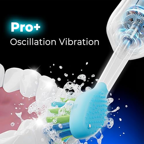 Electric Toothbrush with 365-Day Battery & LED Screen - Sonic Cleaning