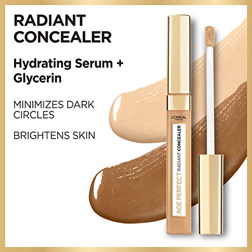 L¡¯Or?al Paris Age Perfect Radiant Concealer with Hydrating Serum and Glycerin, Ivory Beige