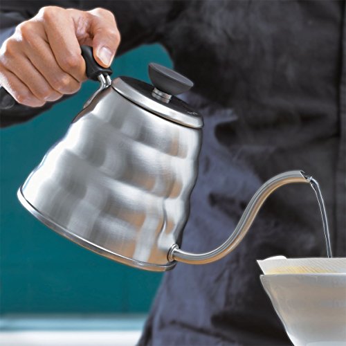 HARIO V60 Buono Stovetop Gooseneck Kettle - Silver / 1.3 Quarts