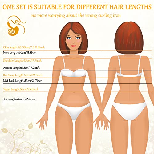 Heatless Wave Curlers Set - No Heat Hair Rollers for Curly Hairstyles