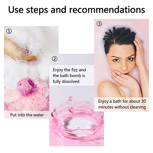 Bath Bombs Gift Set - 50 Handmade Organic Fizz Balls for Kids & Adults