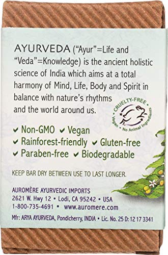 Ayurvedic Tulsi Neem Bar Soap 5 Pack - Eco-Friendly Handmade Vegan Natural