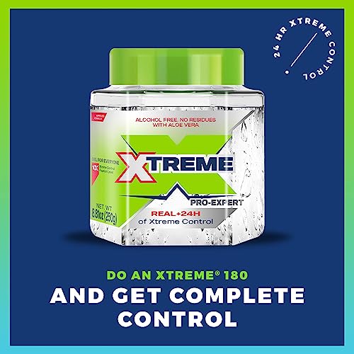 Aloe Variation Xtreme Pro-Expert Clear Hair Gel - 8.81 oz Jar, Pack of 24, Alcohol-Free