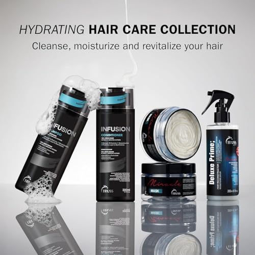 TRUSS Vegan & Color-Safe Hair Conditioner - Deep Moisture & Damage Repair, 300ml