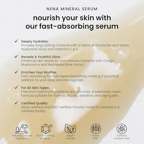 Vitamin C Serum with Hyaluronic Acid for Deep Hydration & Firmness - All Skin Types