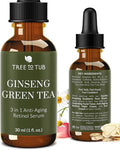Tree To Tub Ginseng Green Tea Anti-Aging Retinol & Vitamin C Serum for Face & Wrinkles