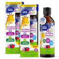 GuruNanda Kids Oil Pulling Mouthwash with Essential Oils & Vitamins, Alcohol-Free, Bubble Berry Flavor, 8 Oz Pack of 2