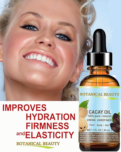 Cacay Oil - Pure Organic Face & Skin Moisturizer, Anti-Aging & Hair Oil, 1 Fl oz