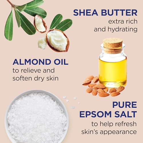 Dr Teal's Shea Butter & Almond Foaming Bath with Epsom Salt - Self-Care, Pack of 4