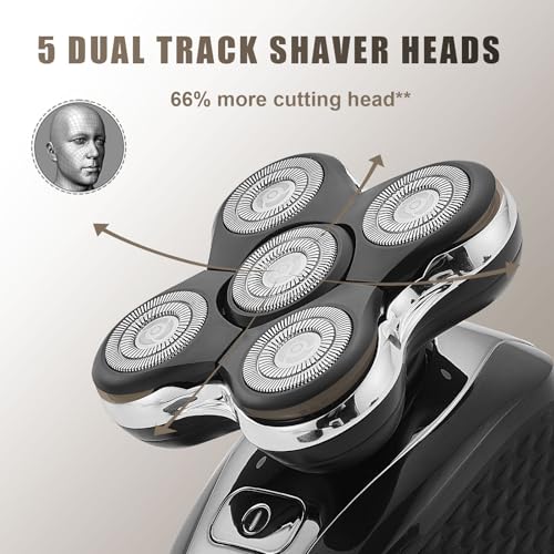 Shaver Replacement Heads Compatible with Remington XR7000 XR1500 - White