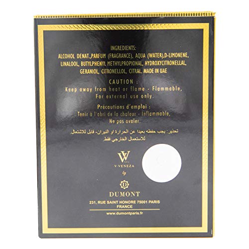 Unisex Eau De Parfum 3.4 oz - Long Lasting Lemon, Honey & Amber Fragrance