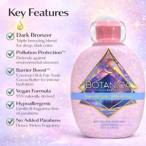 Pollution Protection Dark DHA Triple Bronzer Hypoallergenic 8.5oz