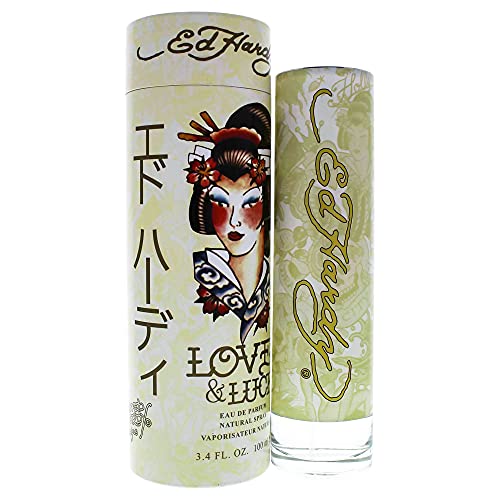 Ed Hardy Love & Luck Women’s EdP Spray 3.4 oz - Pack of 1, Variation of Eau De Parfum
