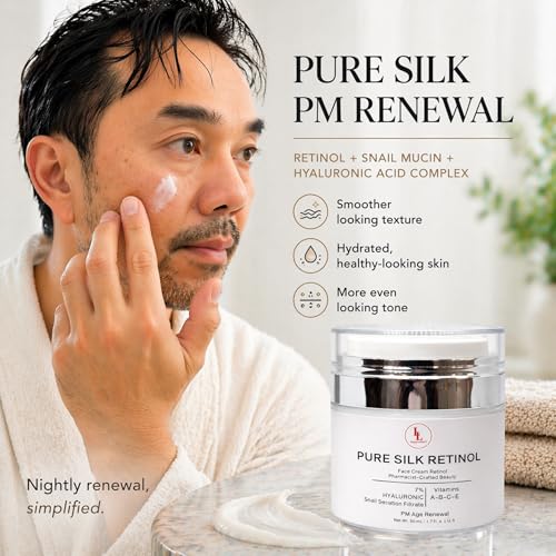 Retinol Night Cream with Snail Mucin & Hyaluronic Acid for Anti-Aging - 50ml