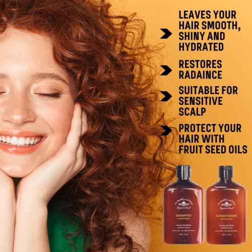 Sea Buckthorn and Honey Hair Shampoo - Nourishing Natural Hair Care 12 oz