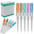 Catheter Piercing Needles Set 50Pcs Mixed Sizes 14G 16G 18G 20G 22G - Surgical Steel