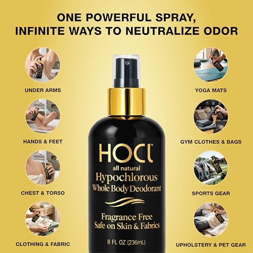 Hypochlorous Acid Whole Body Deodorant Spray - 8 fl oz - Sensitive Skin