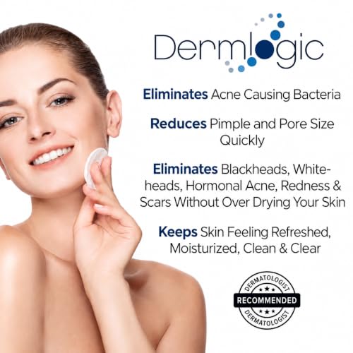 Acne Treatment Pads with Glycolic Lactic Salicylic Acid for Face & Body