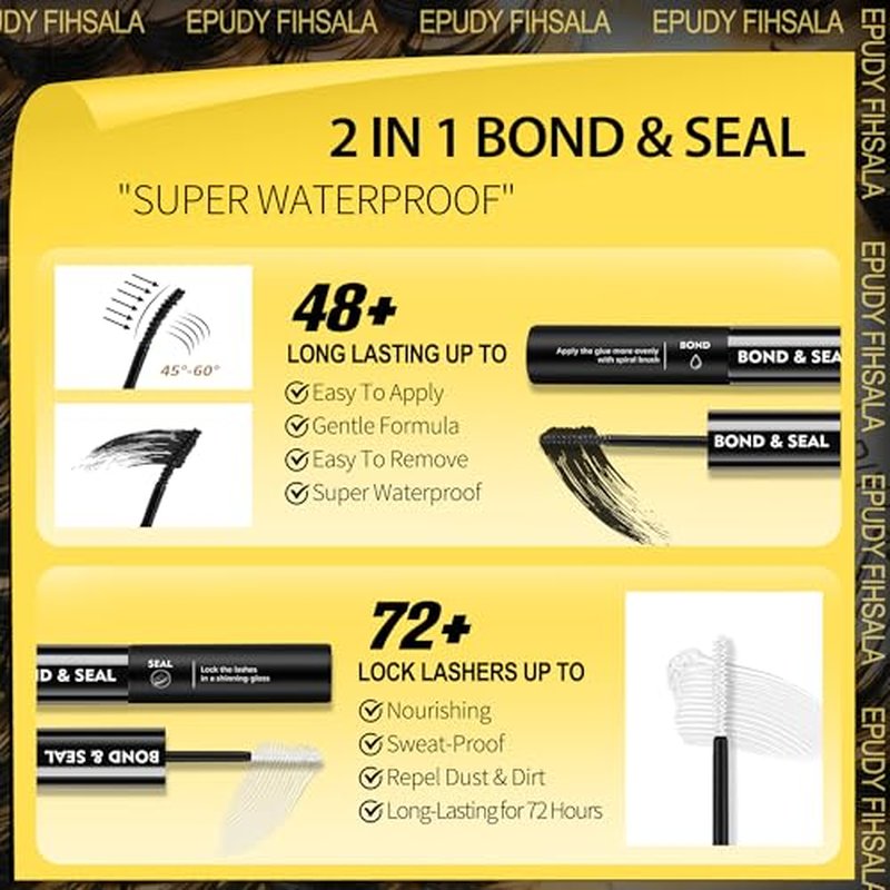 150D Wispy Lash Clusters 10-18mm D Curly Fluffy Lash Cluster 208pcs Mink Lash Extension Kit Volume 3D Layered Thick Individual Lash Clusters Soft Comfort Band with Lash Bond & Seal EPUDY FIHSALA