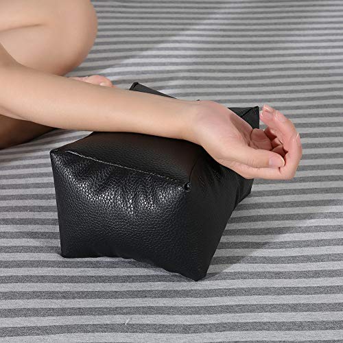Hand & Foot Rest Pillow for Manicure Pedicure Salon Support Cushion Black