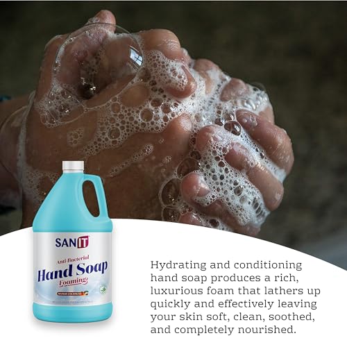 Antibacterial Foaming Hand Soap Refill with Aloe Vera Mango Coconut 128 Fl Oz