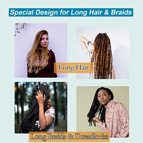 2X-Large Satin Lined Shower Cap for Long Hair & Braids - Waterproof Edge, Extra Large, Black