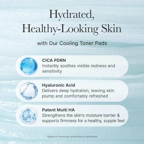 Deep Hydration Toner Pads with Hyaluronic Acid & PDRN - 90 Count