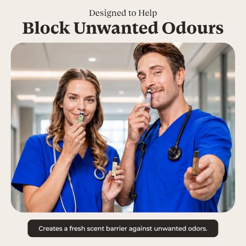 Odor Blocker Balm for Healthcare Workers 4 Pack - Discreet Personal Odor Masking