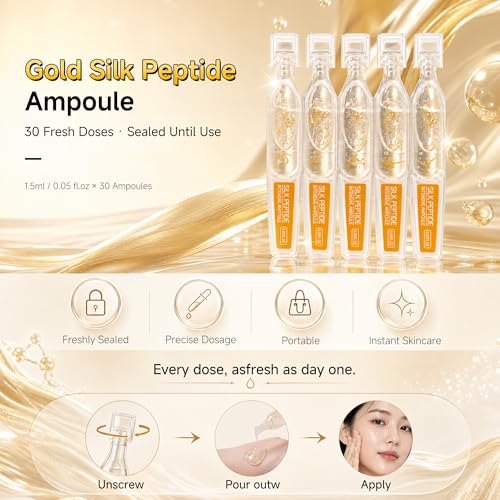 Eustofeyce Deep Collagen Silk Peptide Ampoule for Face 45ml Korean Anti-Aging Serum