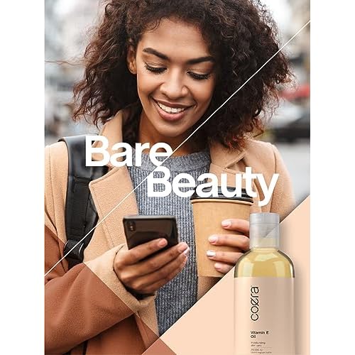 Coera Vitamin E Oil | 20,000 IU | 16 fl oz | Moisturizing & Hydrating for Skin, Face, Hands and Body | Free of Parabens, SLS, & Fragrances