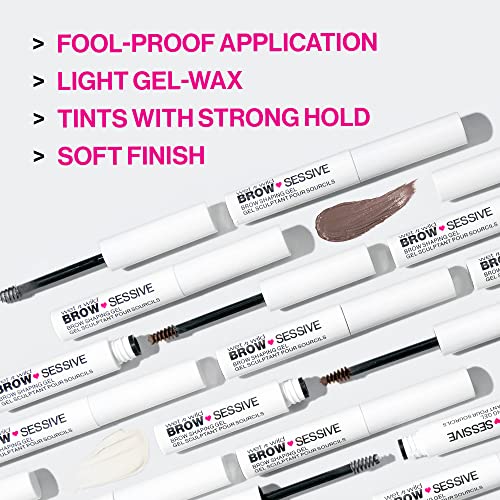 wet n wild Brow-Sessive Eyebrow Shaping Makeup Gel Clear and Brown
