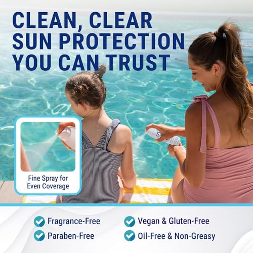 Coral Isles SPF 50 Sunscreen Spray Ocean Breeze 6 Fl Oz Pack of 2 – Reef Safe, Water-Resistant, Broad Spectrum
