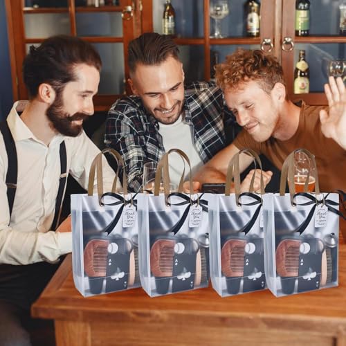 Men's Baby Shower Prize Set - Black 8-Piece Gift Bundle for Games & Events
