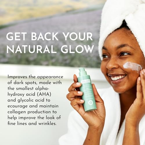 Nighttime Face Serum for Dark Spots & Hyperpigmentation - Collagen Boost, Aloe & Vitamin E - 1.7 Fl Oz