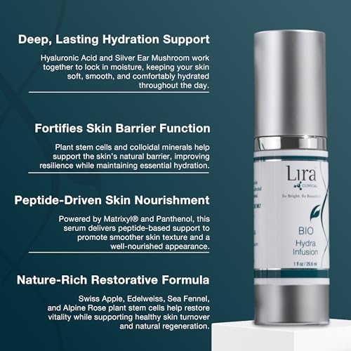 Hydrating Face Serum with Peptides & Plant Stem Cells - Travel Size 1oz