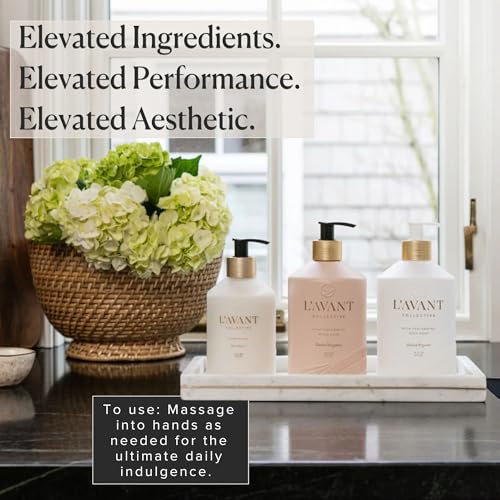 Refillable Plant-Based Hand Lotion with Bergamot Scent - 10 Fl Oz