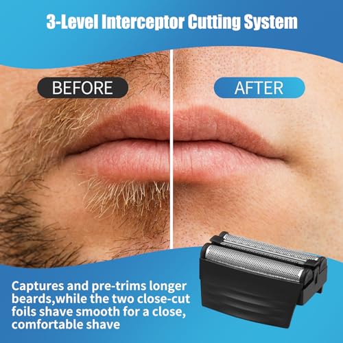 2 Pack Shaver Replacement Foil for Remington Titanium-X Flex & Pivot