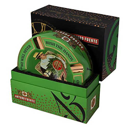 Arturo Fuente Hands of Time Ceramic Ashtray - Green, Limited Edition