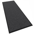 3' x 6' Heavy Duty Indoor Outdoor Front Door Mat - Gray Stripe