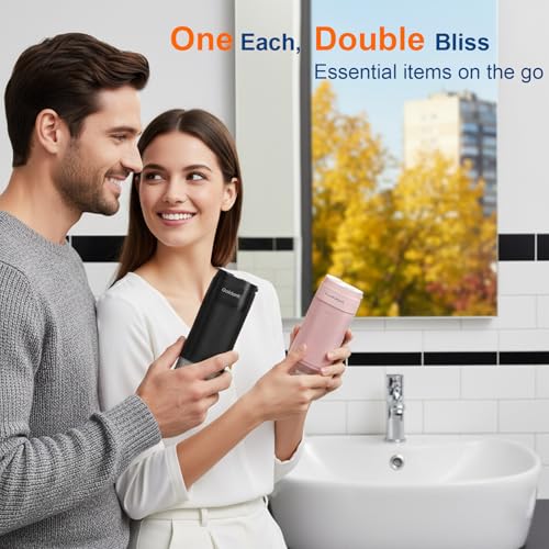 Portable Water Flosser for Teeth - Black, 4 Modes & 4 Intensity Levels, Travel Case, Removable Tank, IPX7 Waterproof, Cordless Dental Irrigator