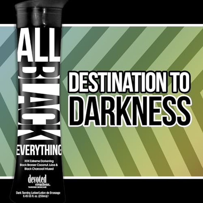 Devoted Creations All Black Everything - Extreme Darkening Black Bronzer Dark Tanning Lotion