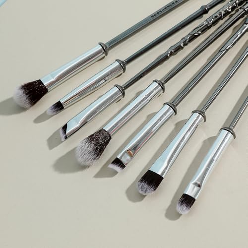 Pottter Makeup Brushes Harrry Gifts Comb Mirror with Gift Box for Eyeshadow Eyebrows Eyeliner Lips Concealer Contouring Highlighter Blending Wizard Wand Makeup Brushes Set
