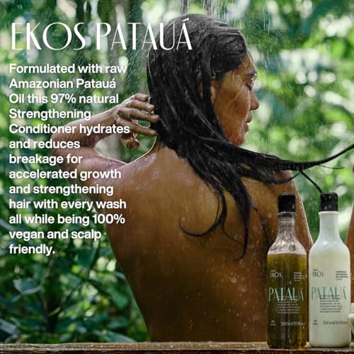 natura - Ekos Patau? Hair Anti-Breakage Re-Strengthening Conditioner Refill - Hair Loss - Fortify Roots, Strands - Vegan Hair Care - Brazilian Beauty Secrets - Personal, Self Care - 10.1 fl oz (300ml)
