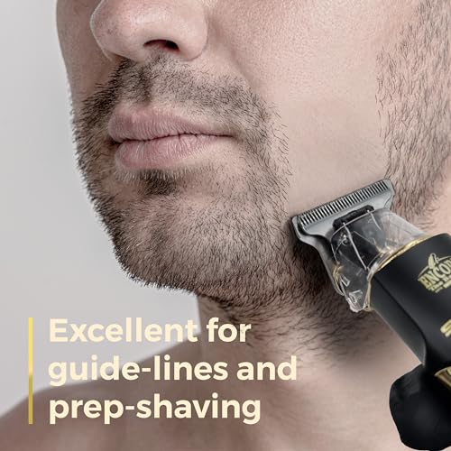 Professional Cordless Hair Trimmer for Men - Precise Grooming Kit, 1.5H Run Time